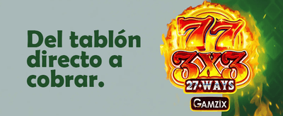 Bono de Bienvenida 100% Extra promotion banner