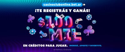 Banner de bienvenida al Casino 20bet Argentina con promociones exclusivas